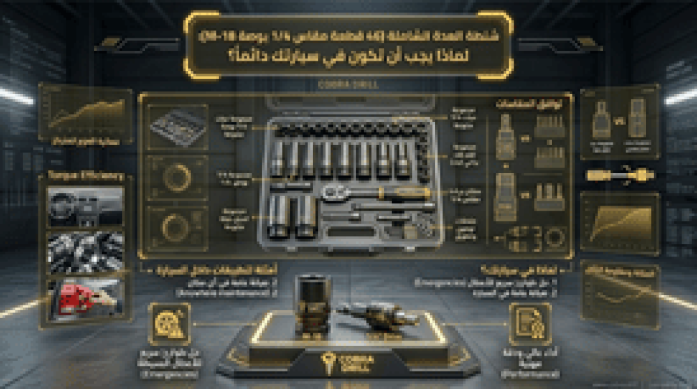 شنطة العدة الشاملة (46 قطعة مقاس 1/4 بوصة M-18):