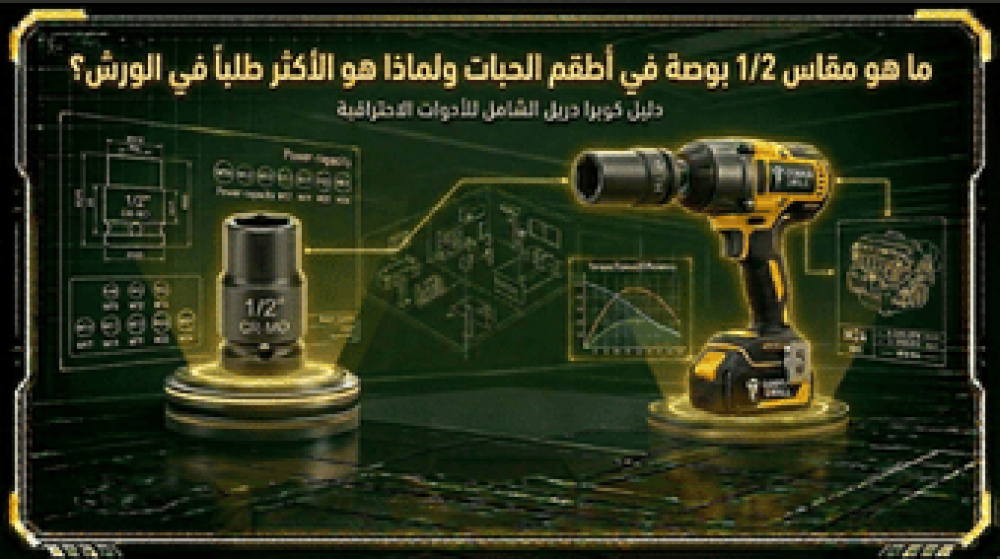 ما هو مقاس 1/2 بوصة في أطقم الحبات ولماذا هو الأكثر طلباً في الورش؟