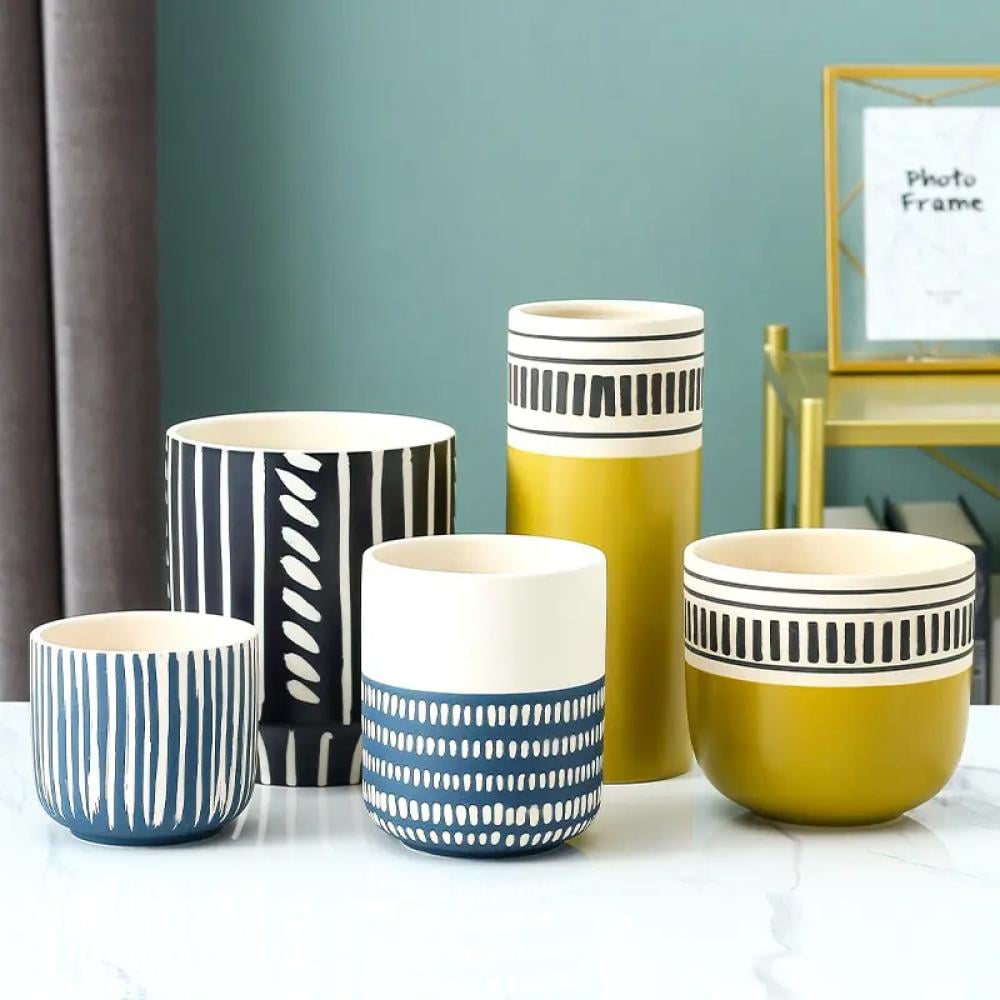 وعاء سيراميك، بإلهام أفريقي