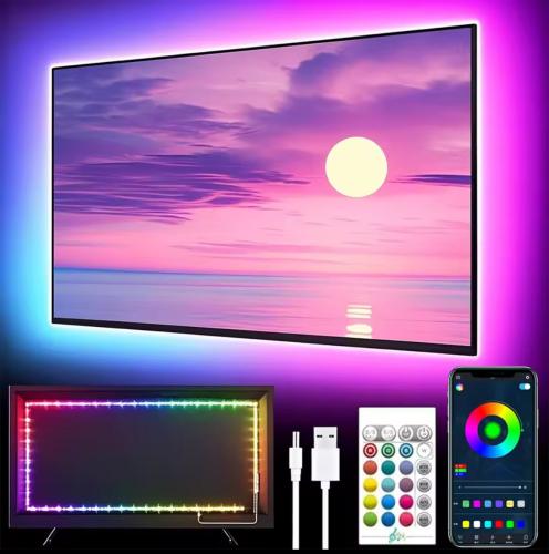 إضاءة الشاشة المتفاعلة GIPOYENT TV LED