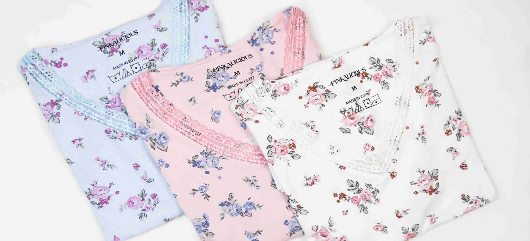 بجامات موردة