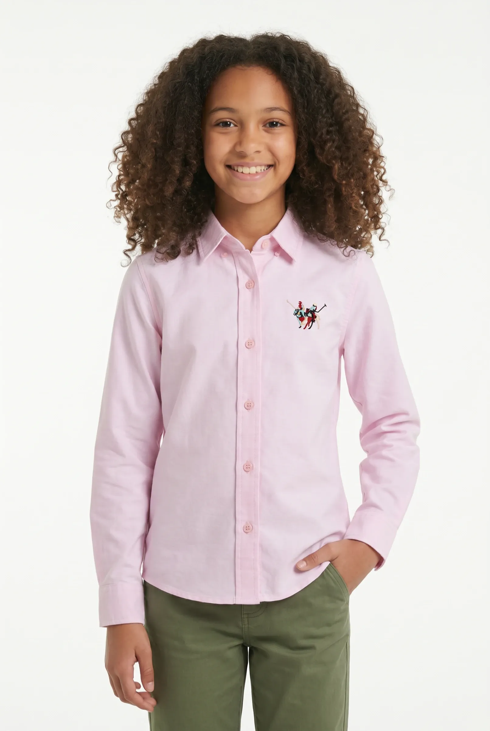 girls dress shirts Girls Button Down Shirts Kids Long Sleeve Dress Shirts School Uniform Blouse 5-14 Years