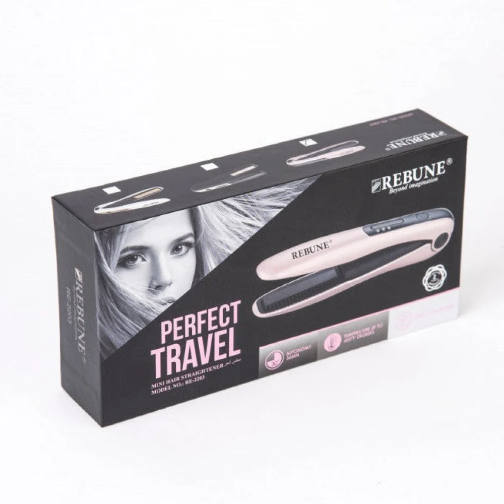 مملس شعر لاسلكي قابل للشحن ميني من ريبون بينك