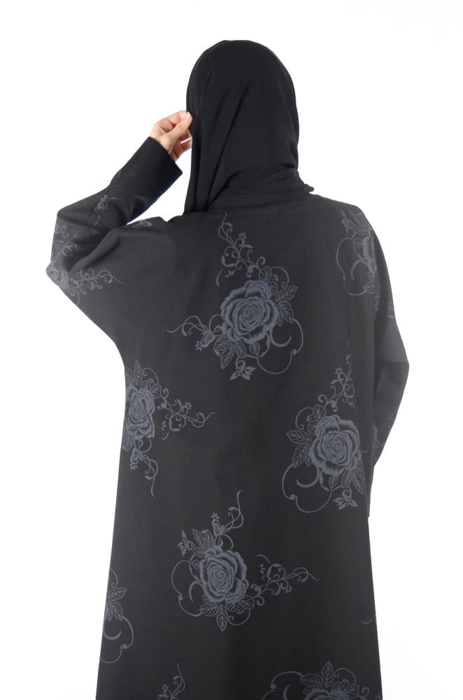 عباية قماش إشراقة نص كلوش