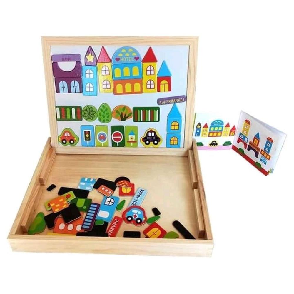 سبورة مغناطيسية للأطفال لتنمية مهارات التعلم والتركيز