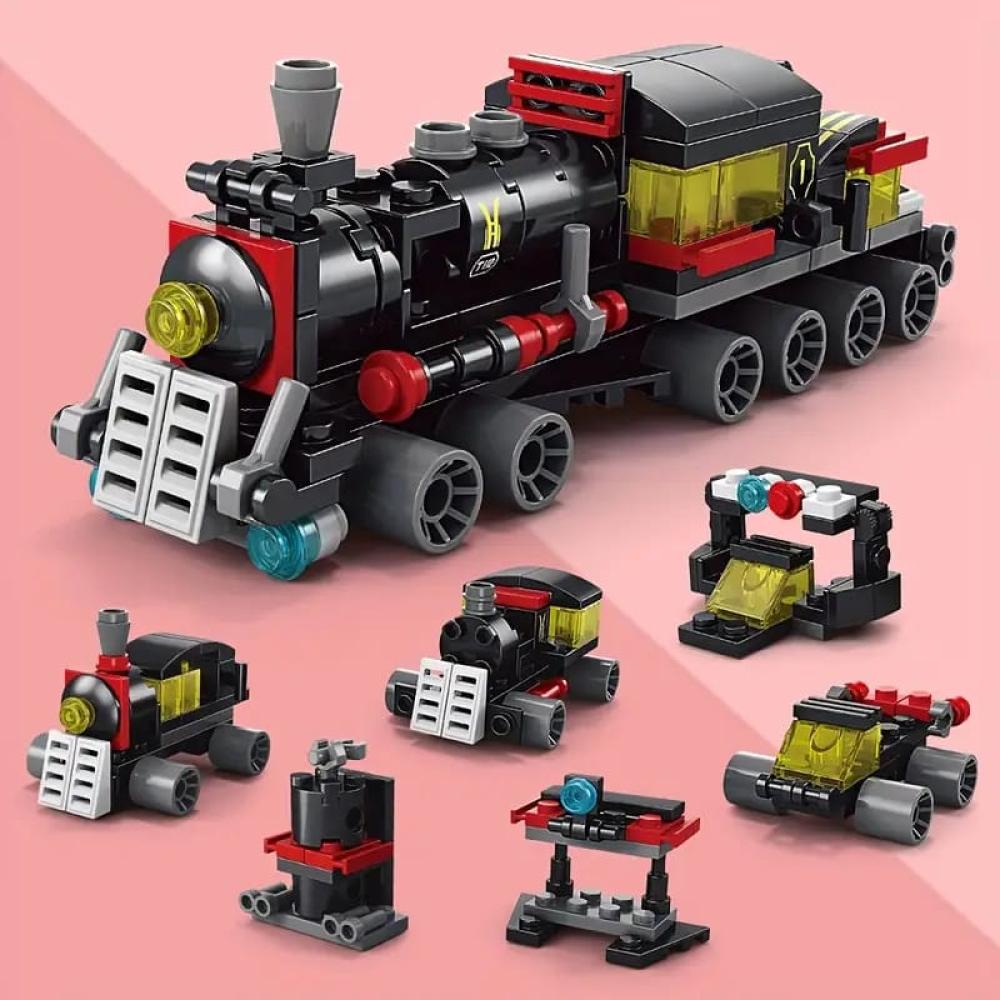 حقيبة تركيبات قطار الفحم للأطفال لتنمية مهارات التركيز