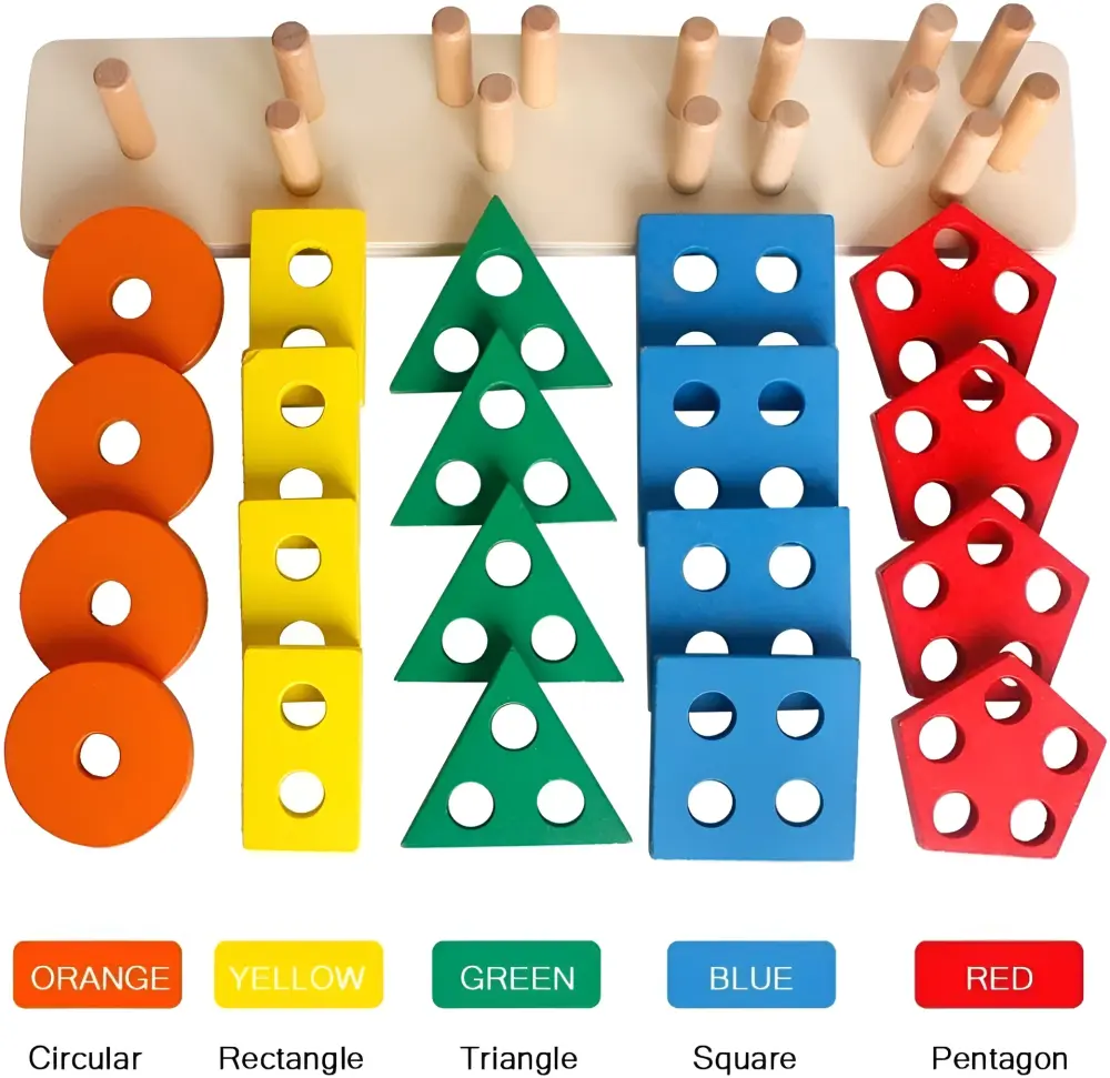 اعمدة الأشكال الهندسية