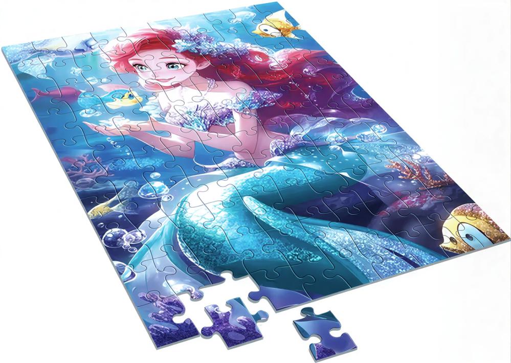 بازل الأميرة حورية البحر المضئ  Glow in the Dark Puzzle