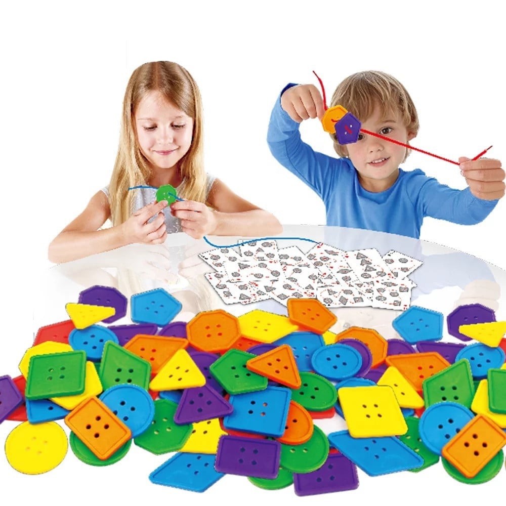 لعبة مطابقة حبل الأزرار