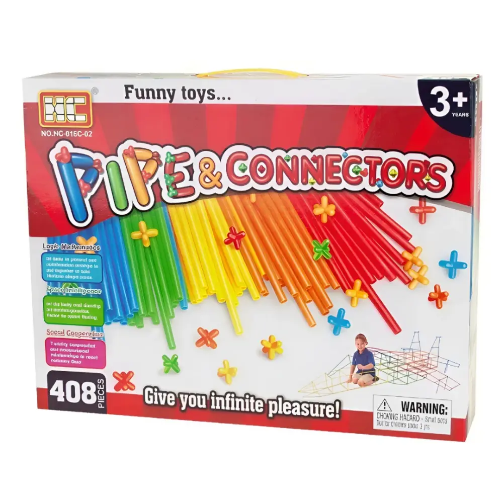 لعبه توصيل أنابيب تعليمية-408 قطعه
