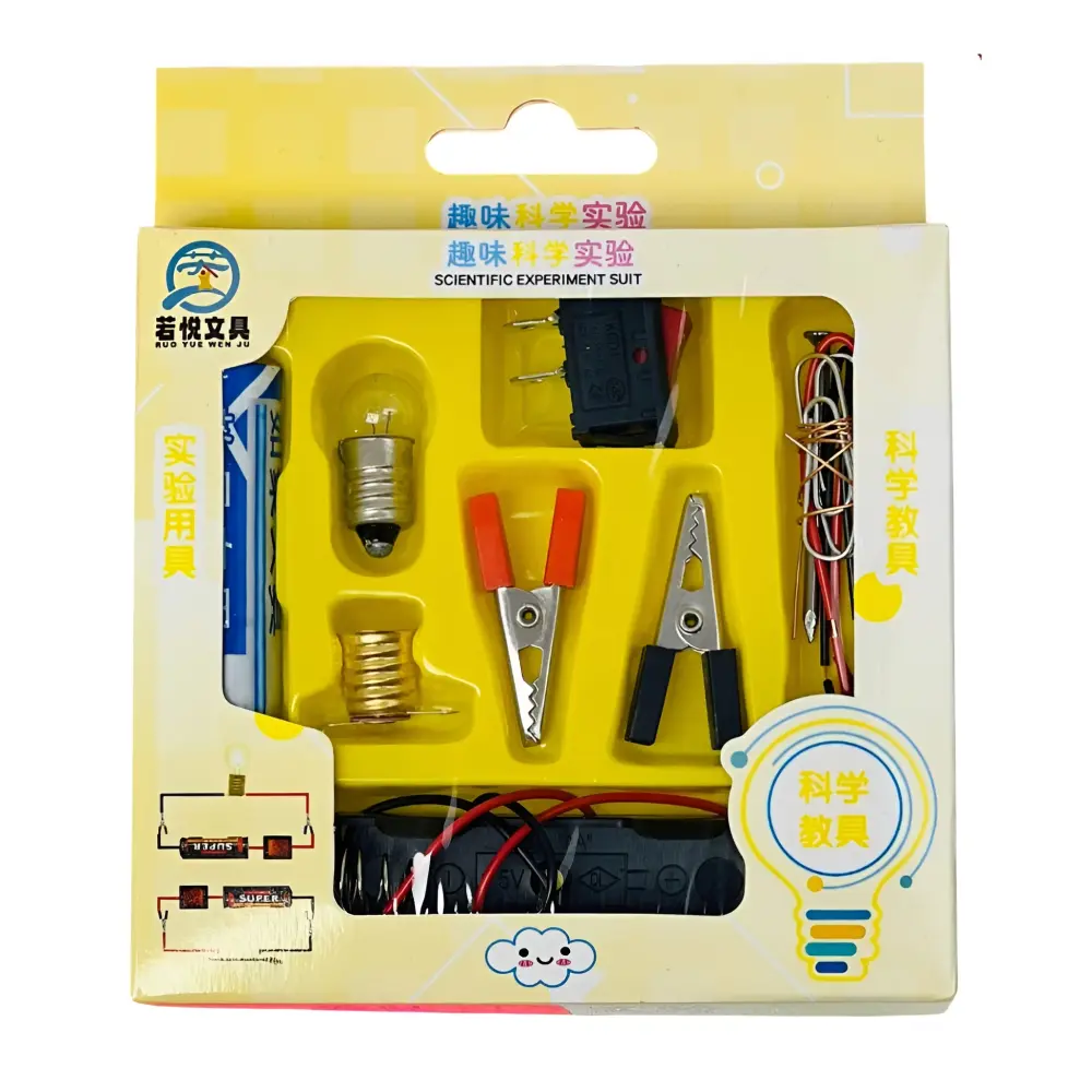 صندوق الدوائر الكهربائية للأطفال تجارب بسيطة