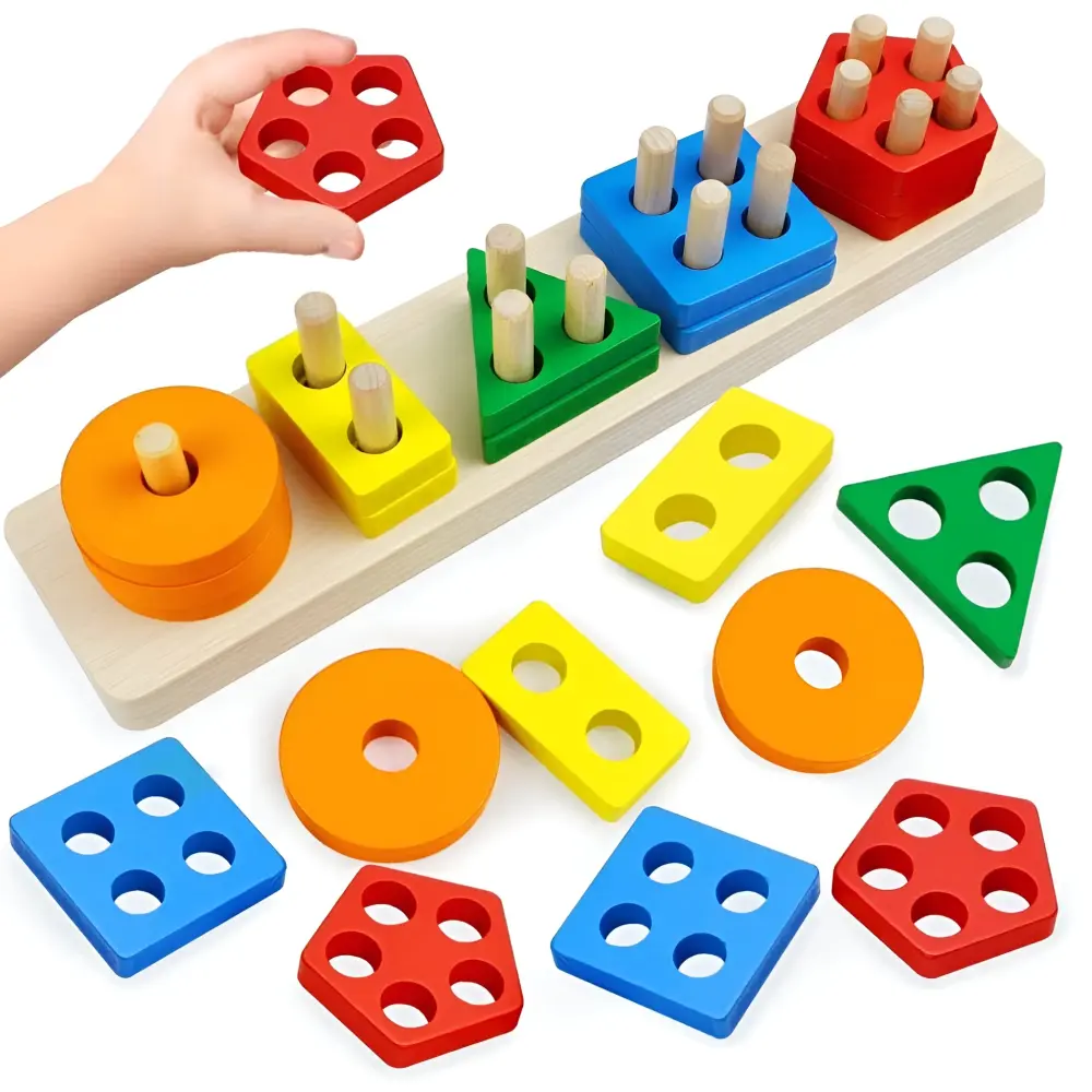 اعمدة الأشكال الهندسية