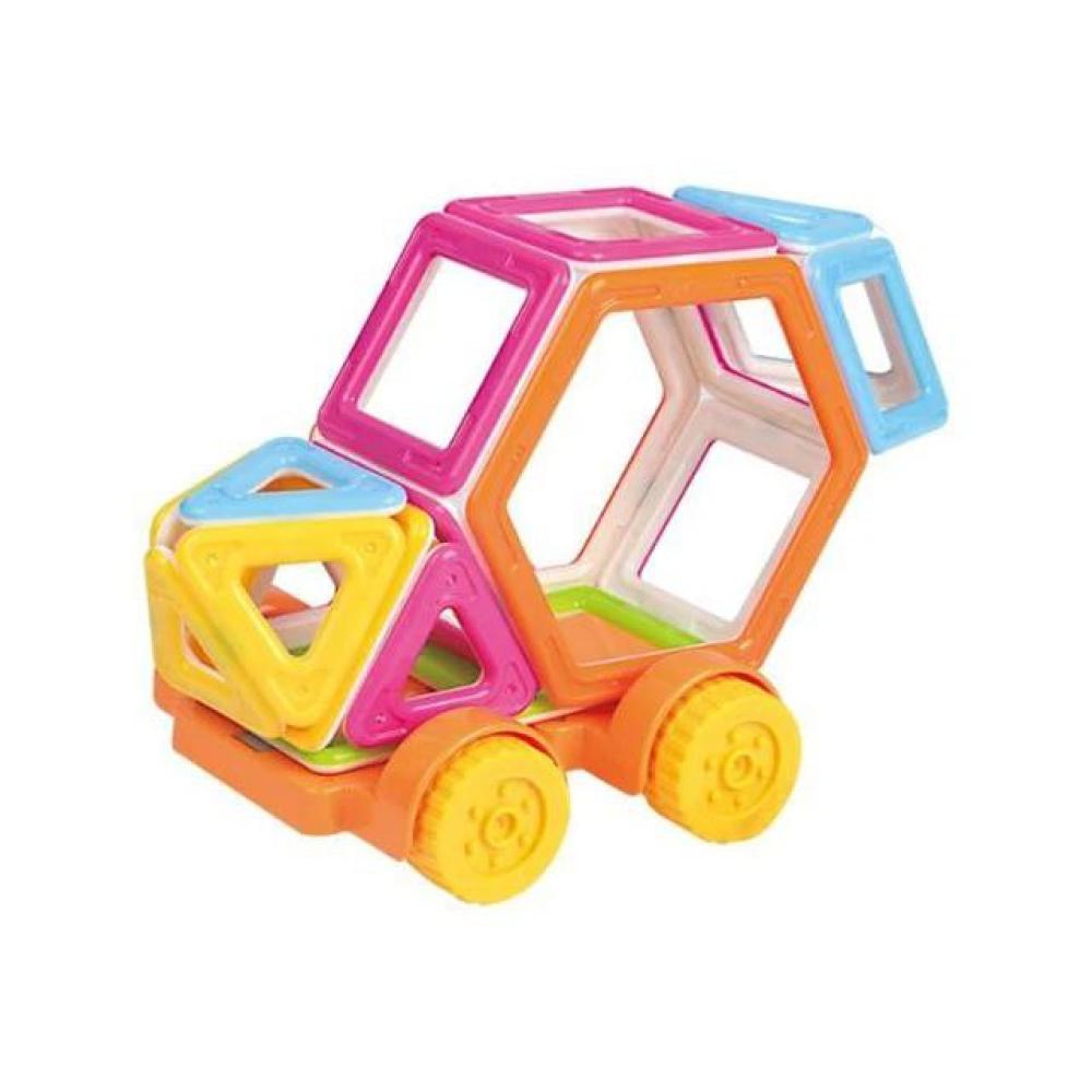 لعبة مكعبات بناء مغناطيسية - 68 قطعة لتنمية الإبداع الهندسي المصغر