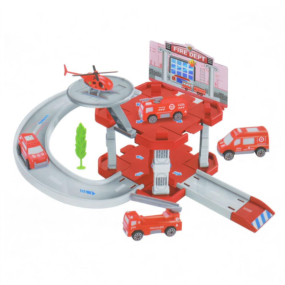 لعبة بناء وتركيب مدينة السيارات التفاعلية