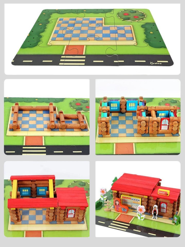 الأكواخ الخشبية - Lincoln Logs