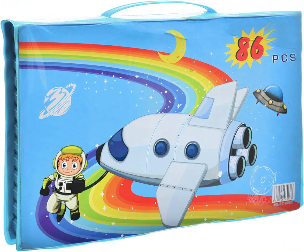 حقيبة  ألوان – 86 قطعة طفلي كنز