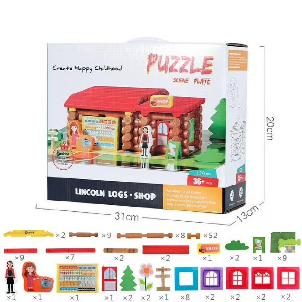 الأكواخ الخشبية - Lincoln Logs