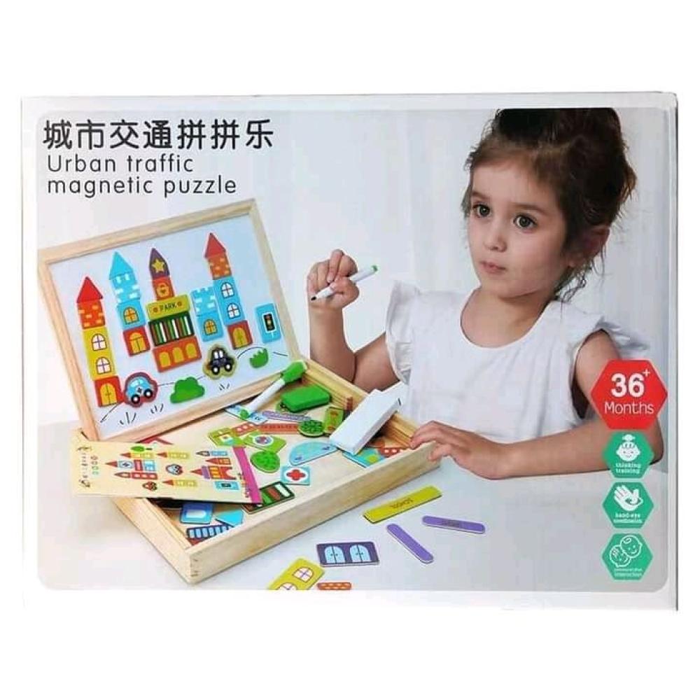 سبورة مغناطيسية للأطفال لتنمية مهارات التعلم والتركيز