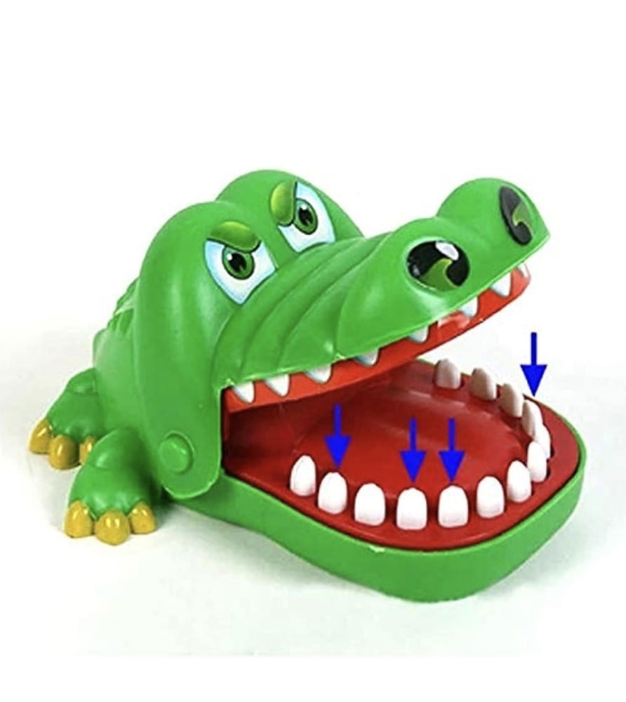 لعبة تمساح طبيب الأسنان (التمساح العضّاض)