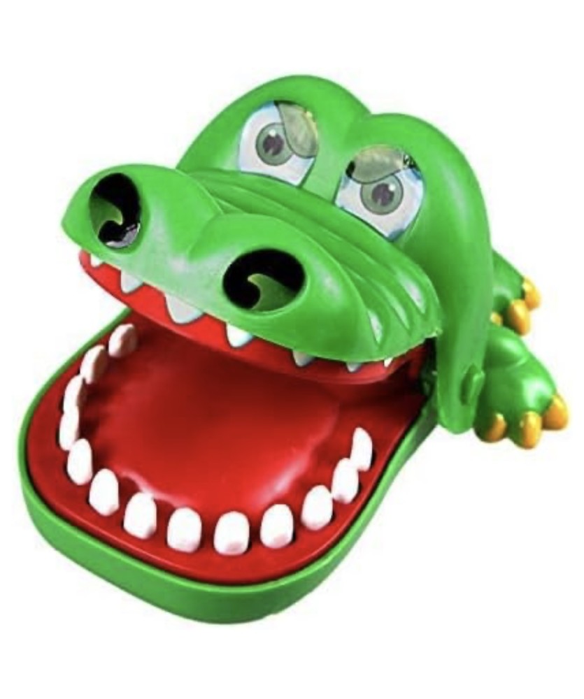 لعبة تمساح طبيب الأسنان (التمساح العضّاض)