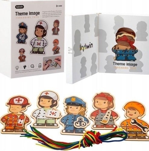 لعبة بازل ربط الخيوط المهنية للأطفال لتقوية عضلات اليد