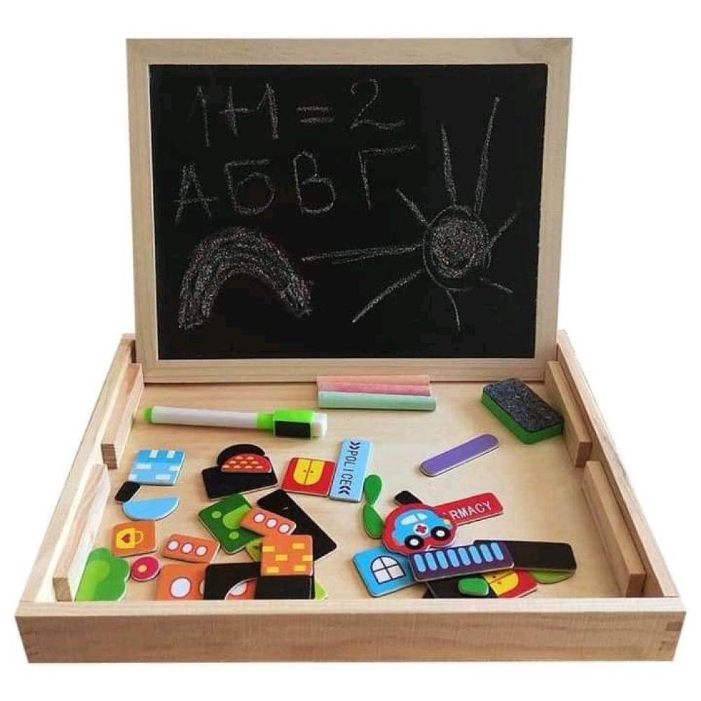 سبورة مغناطيسية للأطفال لتنمية مهارات التعلم والتركيز