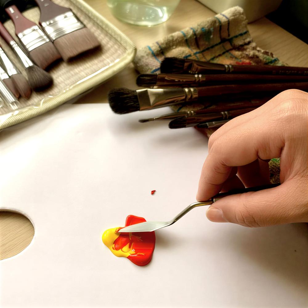 مجموعة ألوان اكريلك 180جم - 6 الون