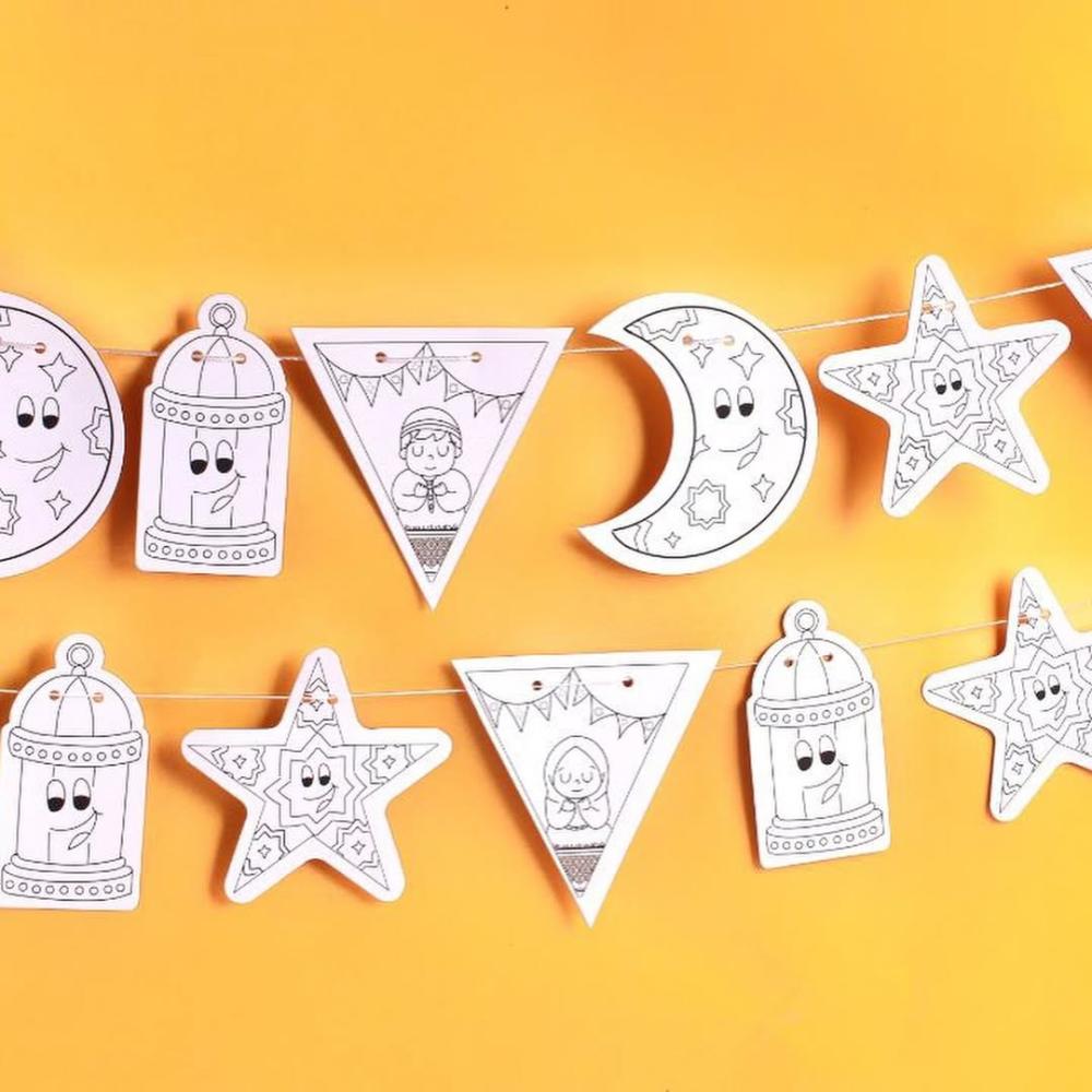 زينة رمضان تلوين