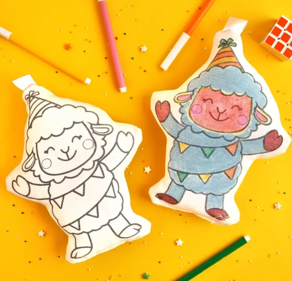 خروف تلوين العيد من طفلي كنز - عيد الأضحى توزيعات السعودية