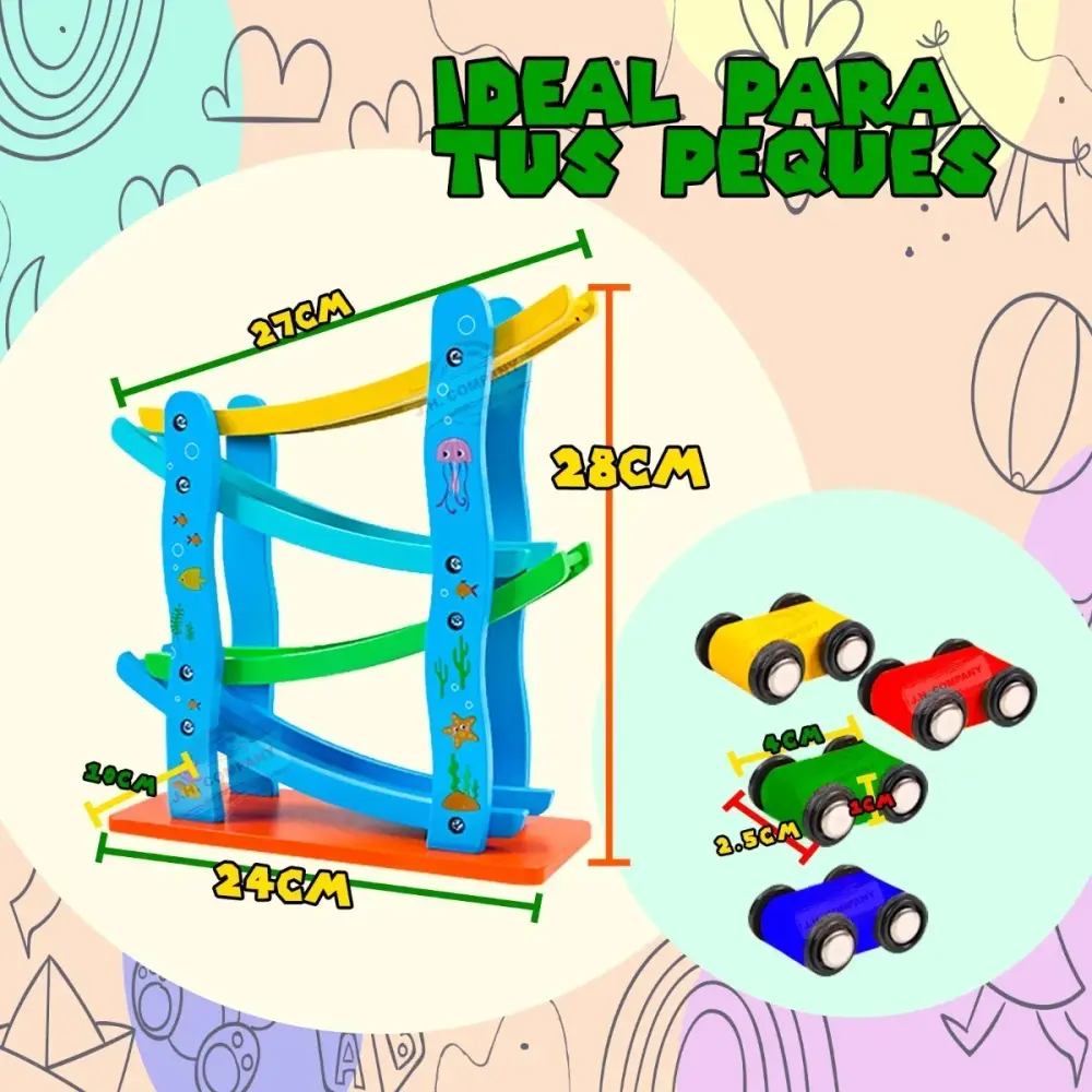 جسر السيارات التفاعلي للأطفال