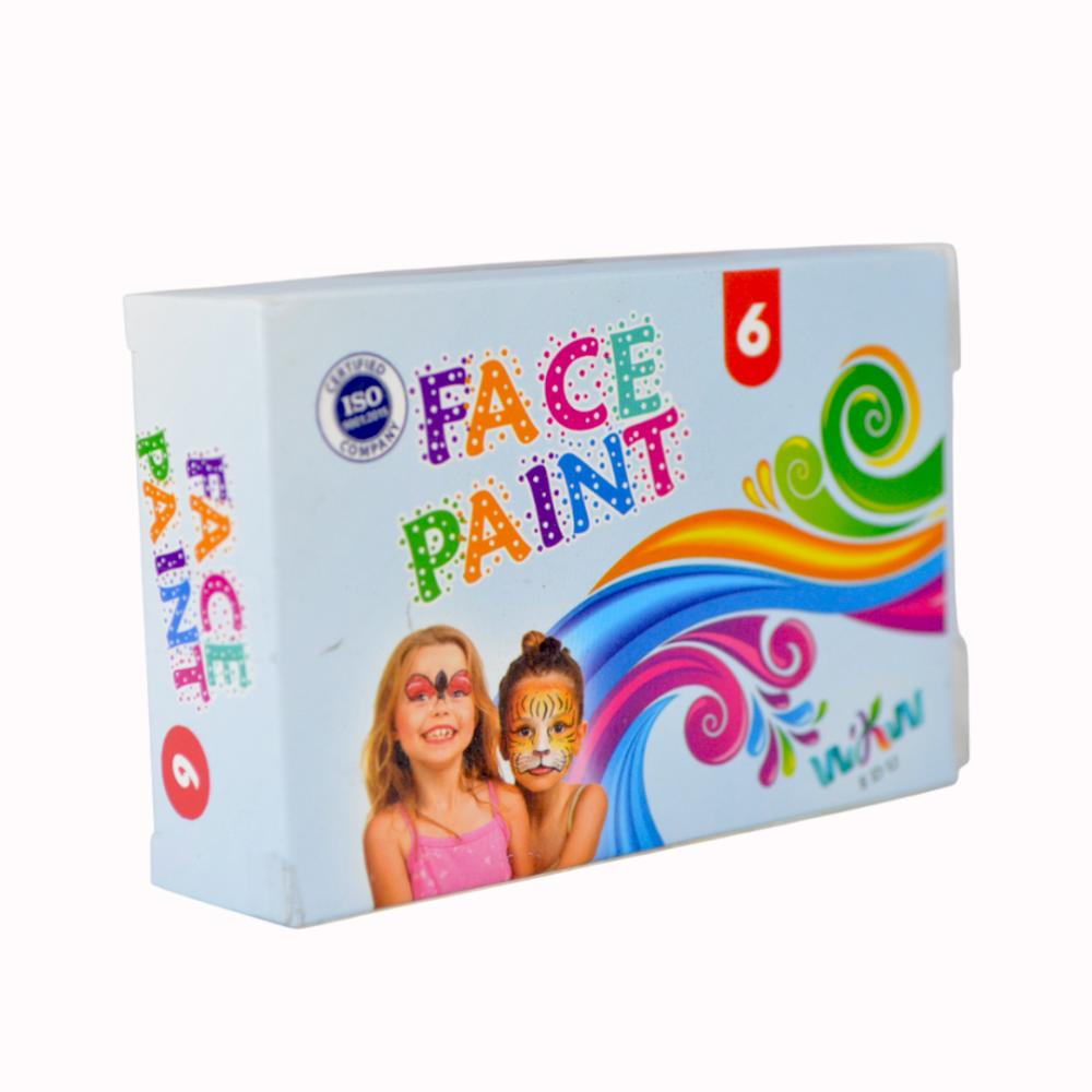 ألوان وجه للأطفال 20 ملي - 6 لون طفلي كنز