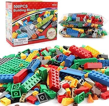 مكعبات بلاستيك - 500 قطعة