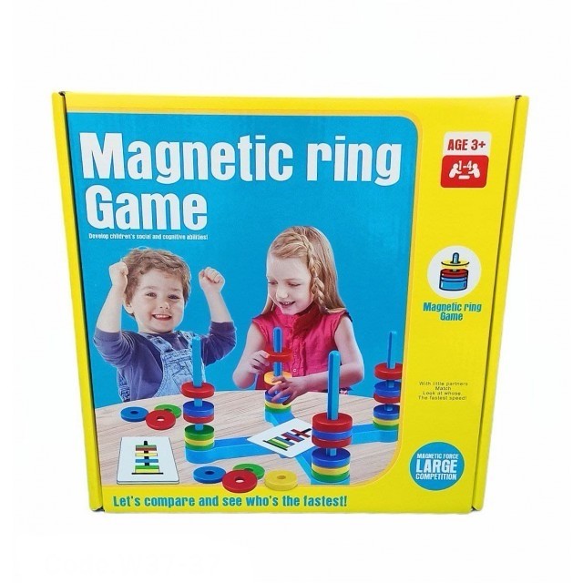 لعبة تحدي الحلقات المغناطيسية للتحدي والمرح - تعزيز العب الجماعي