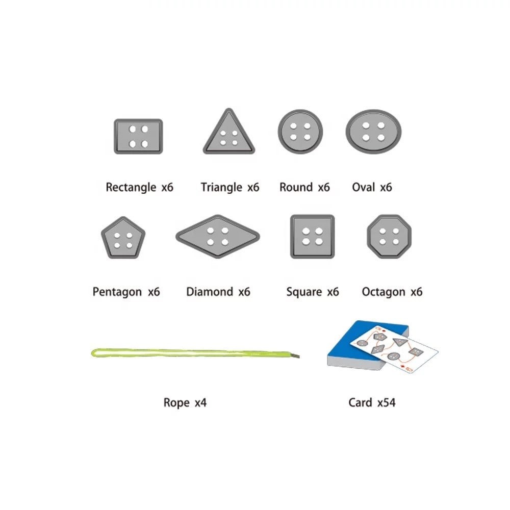 لعبة مطابقة حبل الأزرار