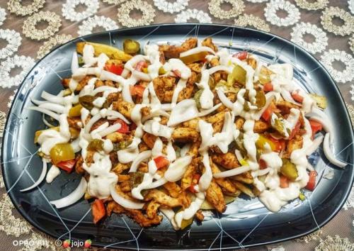 لغوصة فرايز بالشورما
