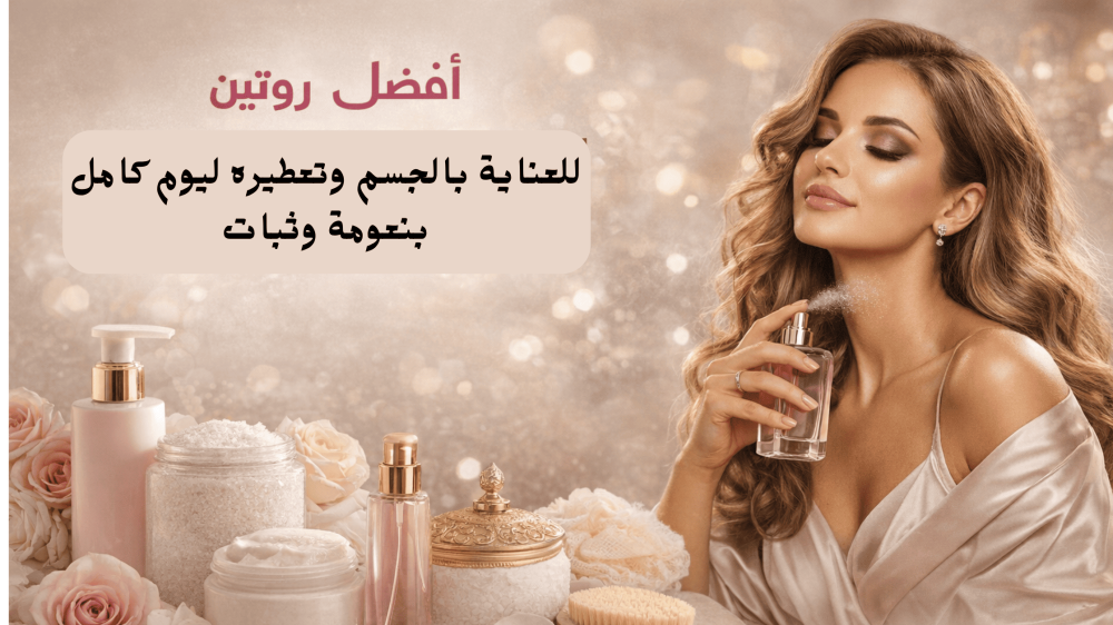 أفضل روتين للعناية بالجسم وتعطيره ليوم كامل بنعومة وثبات