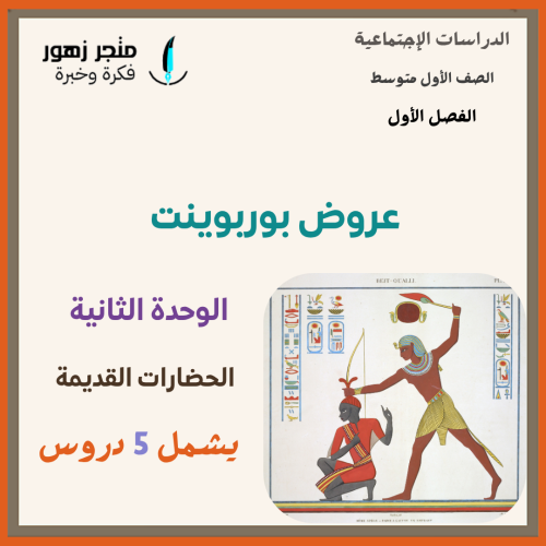 عروض بوربوينت -شامل الوحدة الثانية-الحضارات القديم...