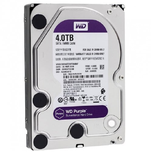 هارديسك 4 تيرا ويسترن بيربل- WD 4TB