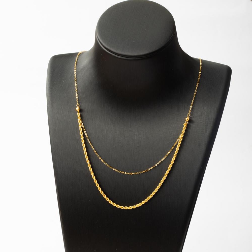 21 karat twisted necklace