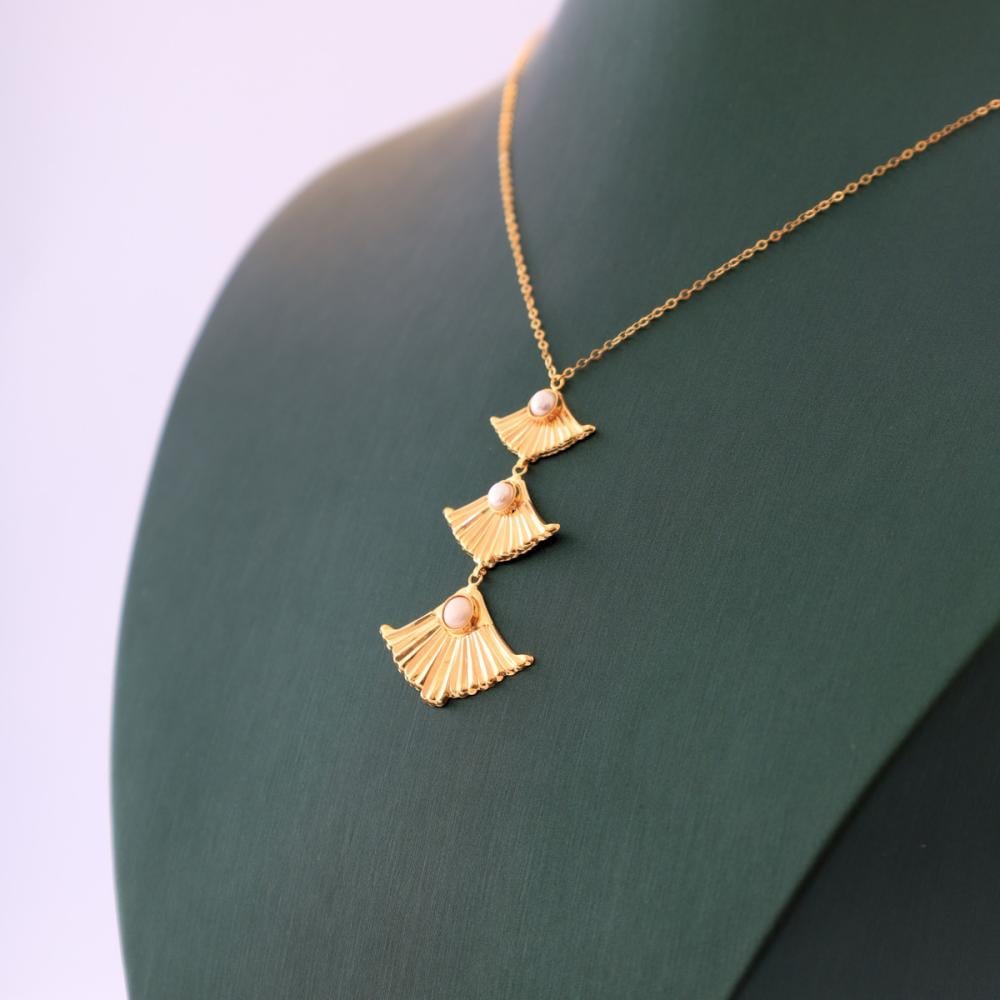 عقد ذهب البراشي عيار 21