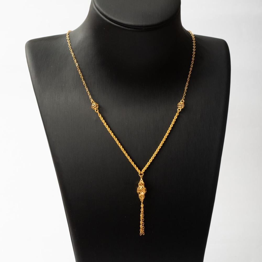 21 karat gold necklace