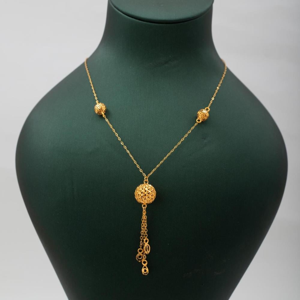 21 karat gold necklace-b31
