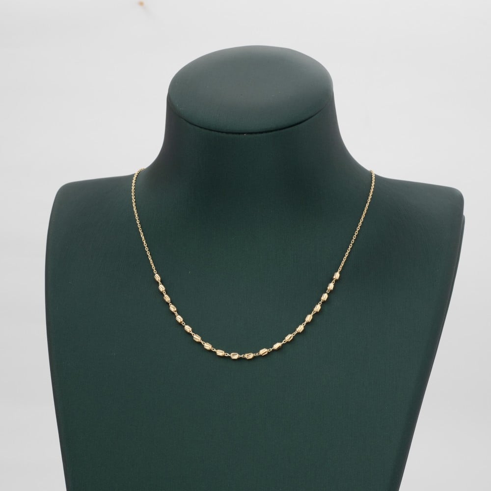 Distinctive Italian choker, 18 karat