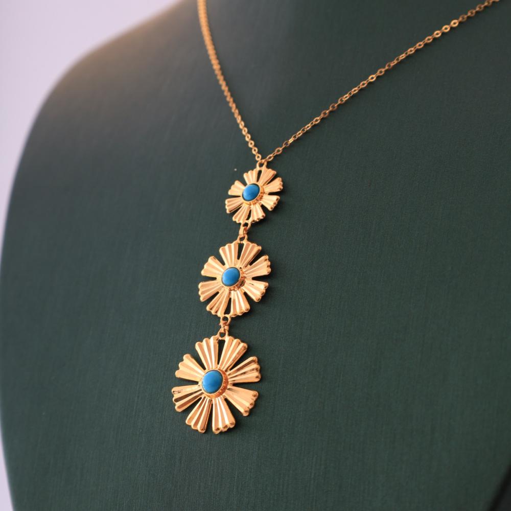 عقد البراشي ذهب عيار 21