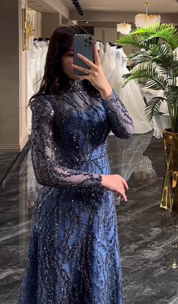 فستان سهرة للمناسبات الكبيرة