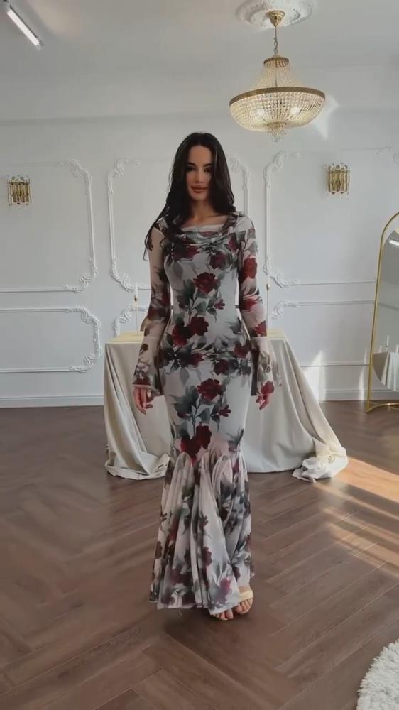 فستان سهرة انيق