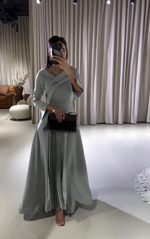 فستان سهرة خامة تفته