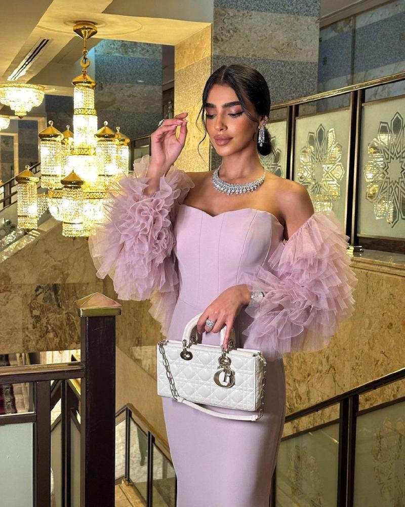 فستان سهرة قطعتين جذاب