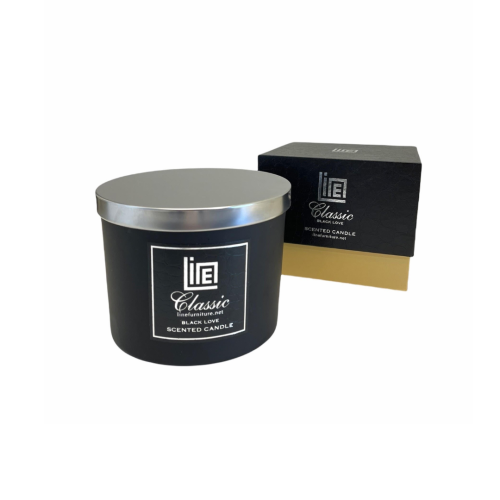 LINE Luxury BLACK Candle