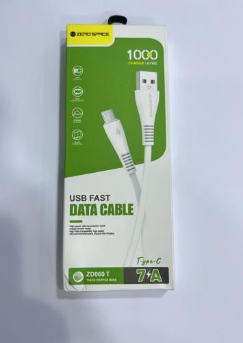 شاحن typce-usb بطول 1 متر zerospace
